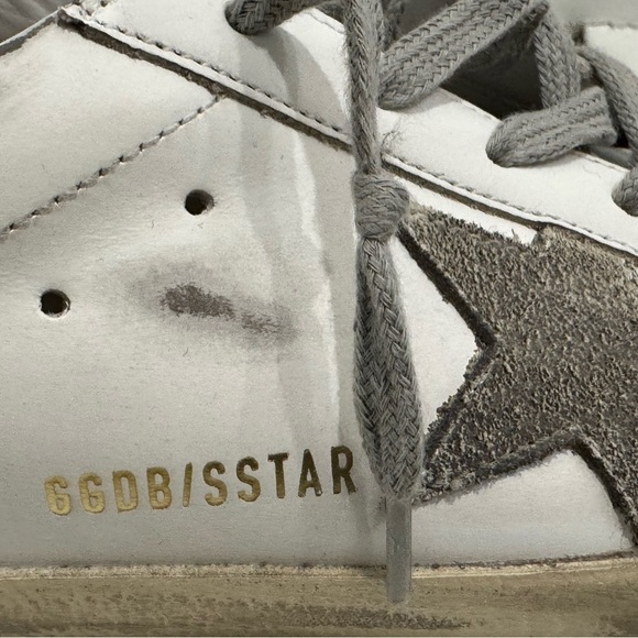 Golden Goose Women's Super Star White Leather Military NIB - Picture 9 of 11